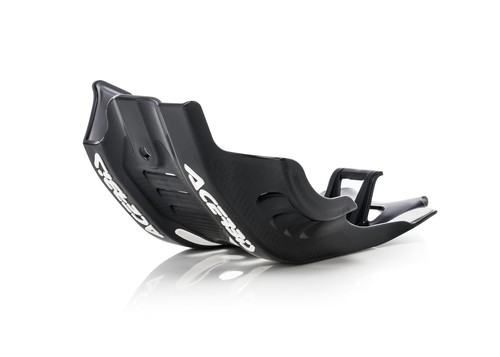 Piastra pattino acerbis nero - pattino,