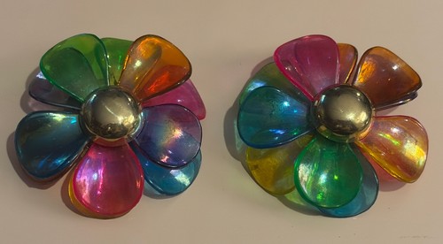 Orecchini vintage multicolore - orecchini,