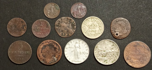 Lotto monete regno - 12, italia