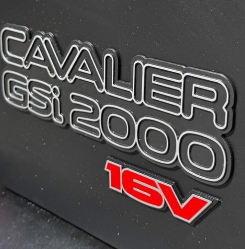 Distintivo vauxhall cavalier - distintivo,