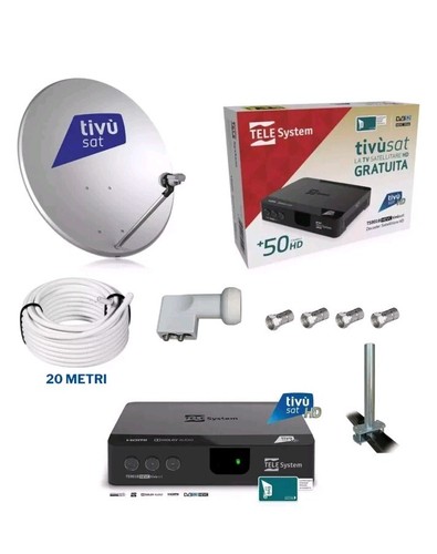 Kit satellitare tivùsat - kit, hd