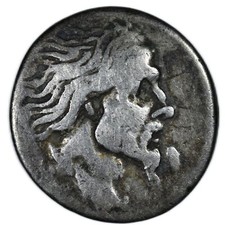 République romaine Hostilia Saserna Vercingétorix Denier Rome Rare