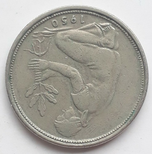 Bund pfennig 1950 j - pfennig, g,