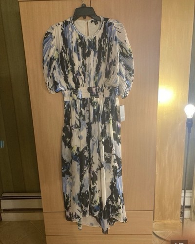 Maxi abito bcbg chiffon - bcbg,
