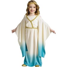 Costume dea greca, toga halloween, cosplay, gioco finto, vestire