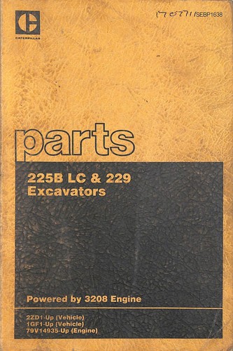 1986 caterpillar 225b 229 - caterpillar,