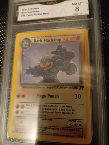 Dark machamp holo team - machamp,
