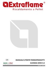 Manuale d'uso utente caldaia pellet Nordica Extraflame GUENDA IDRO 5.0