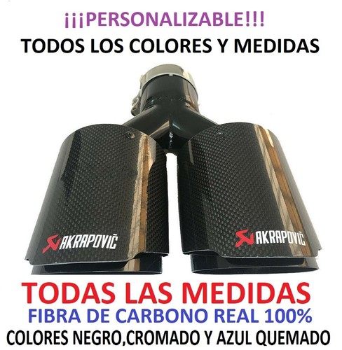 Akrapovic coche escape - , doble