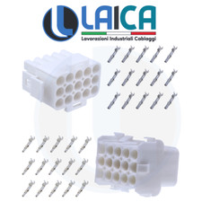 CONNETTORE 15 POLI PIN MATE N LOK MASCHIO FEMMINA AUTO MOTO CAMPER NAUTICA 1 KIT