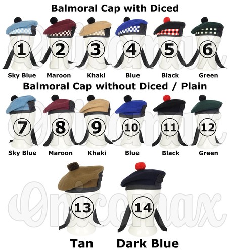 Cappello scozzese balmoral - scozzese,