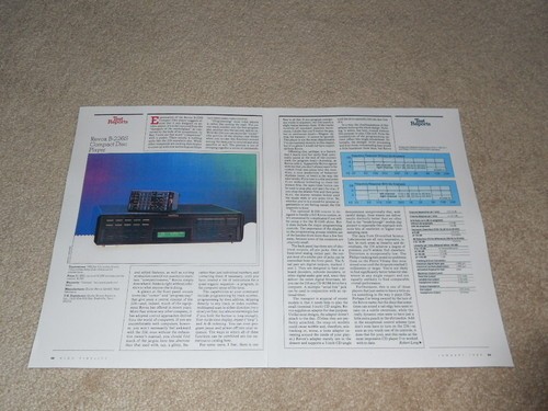 Revox 226s review 1989 - cd,
