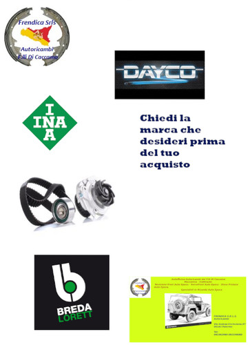 Kit distribuzione pompa - +,