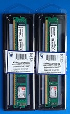 kingston 8GB 2x 4 GB PC3-10600 Ddr3-1333 MHz KVR1333D3N9/4G DIMM memoria desktop