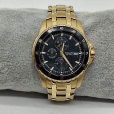 OROLOGIO ACCURIST WATCH DORATO mb937b 4T03 JAPAN MOVT 100MT