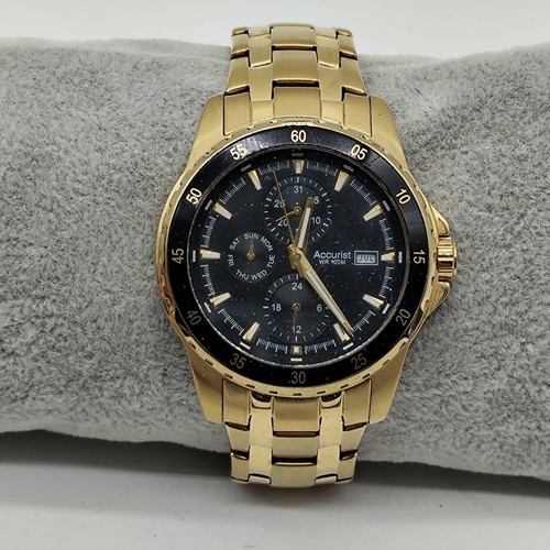 Orologio accurist watch dorato - orologio,