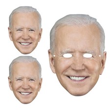 LOTTO MASCHERA CARTONE ELASTICIZZATA JOE BIDEN PRESIDENTE AMERICANO POLITICO AMERICANO