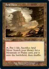 Mtg arid mesa foil exc - mesa,