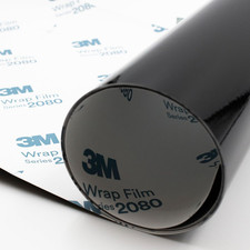 3M 2080 - Pellicola Autoadesiva per Auto, 152 Cm X 35 Cm, Colore Nero, Incollagg