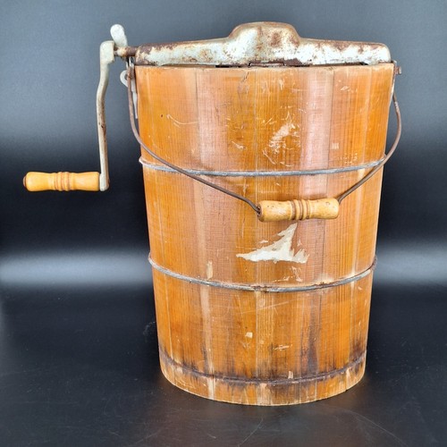 Congelatore gelato manovella - gelato, a