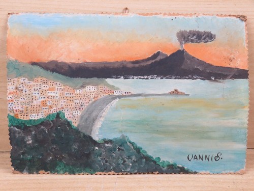 Vecchio quadro dipinto mano - vecchio,