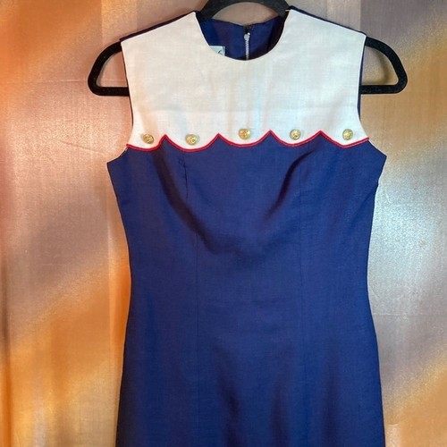 Abito smanicato blu navy
