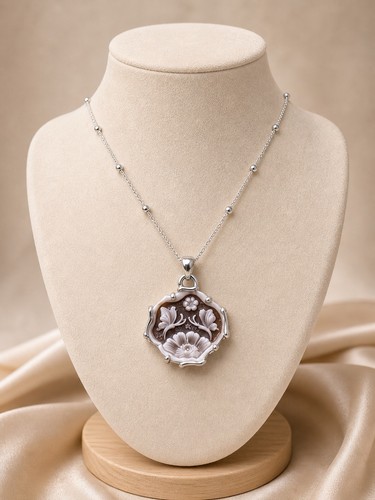 Collana cammeo farfalle - collana,
