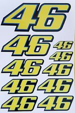 46 Valentino Rossi moto adesivo stickers Vale MOTOGP adesivi KIT46