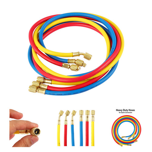 Piece manifold gauge - ac, hose