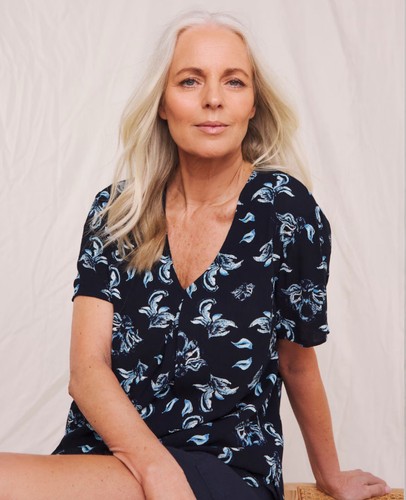 Top julipa navy floreale - julipa,