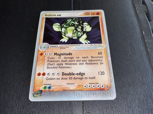 Pokémon golem ex - golem,