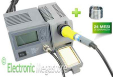 STAZIONE SALDATURA SALDANTE ZD 931 STAGNO 1 MM PENNINO SALDATORE DIGITALE 48W
