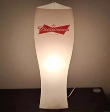 LAMPADA ABAT-JOUR SLAMP DESIGN ITALY-PUBBLICITARIA BIRRA BUDWEISER BEER-VINTAGE