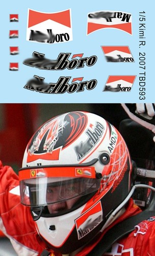 Decals per casco kimi - decals,