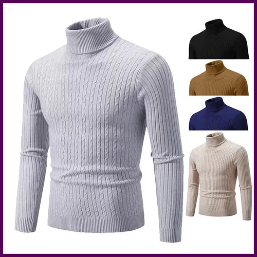 2025 maglione uomo collo alto - maglione,