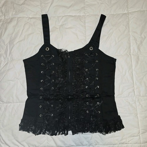 Top corsetto gotico - , dead