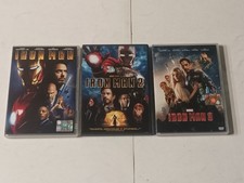 DVD  IRON MAN  1 2 3 LOTTO 3 FILM MARVEL 