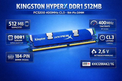 512mb kingston ddr1 ram - 💾,