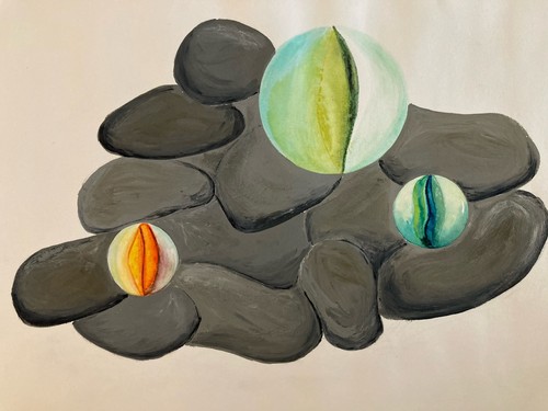 Belle peinture abstrait - belle,