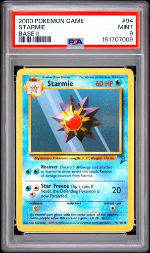 Pokemon starmie 102 psa - pokemon, 9