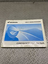 libretto uso e manuntenzione cbf 600 sa/n/na origine