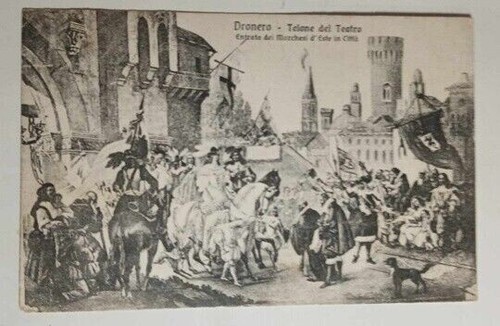 Cartolina dronero cuneo telone - dronero-cuneo,