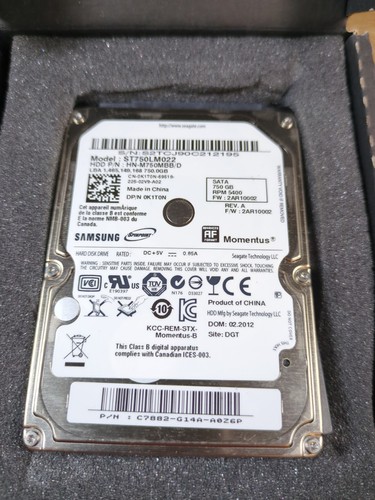 Samsung momentus 750 - samsung,