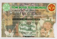 Biglietto Testimonial Celtic v