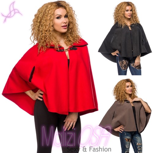 Poncho donna mantella panno - poncho,