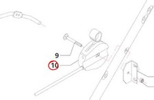 Comando gas e trasmissione decespugliatore a ruote FLO Blue Bird