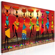 Donna Mozaic etnico TESSUTO NON TESSUTO TELA DECORAZIONE IMMAGINI QUADRI DA PARETE XXL SOGGIORNO