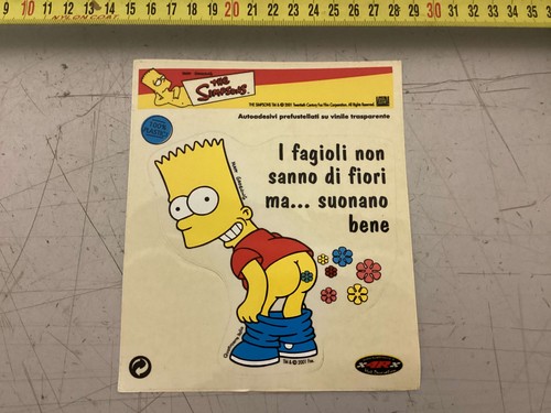 Adesivo simpsons bart - bart, fagioli