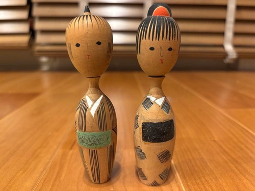 Kokeshi set pezzi showa - 2,