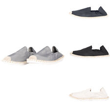 Espadrillas Uomo Nylon e Corda Scarpe Basse Estive Scarpa da Barca Spiaggia